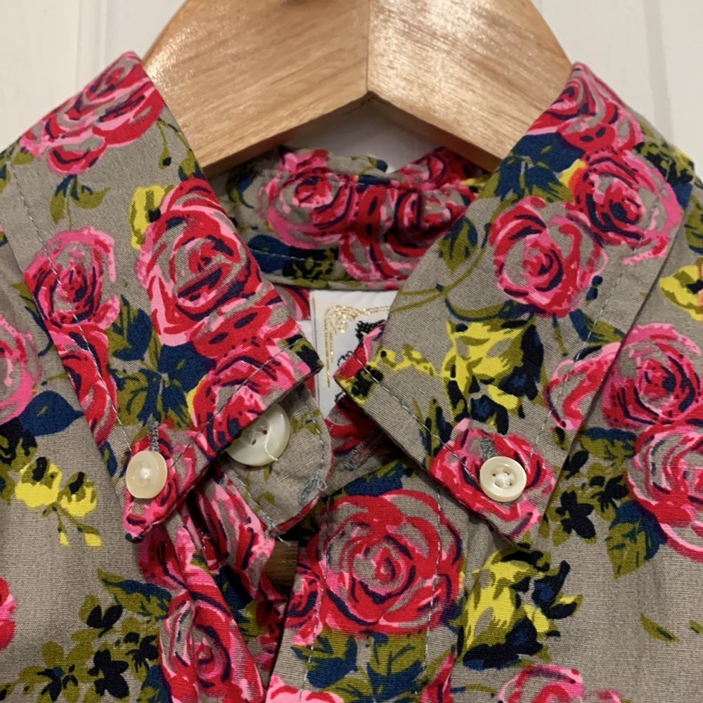 KENNINGTON floral button down, size S